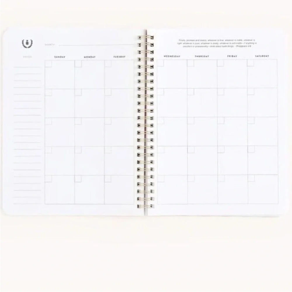 Simplified by Emily Ley Bees in Bloom Planner Pouch and Faith Workbook NWT
